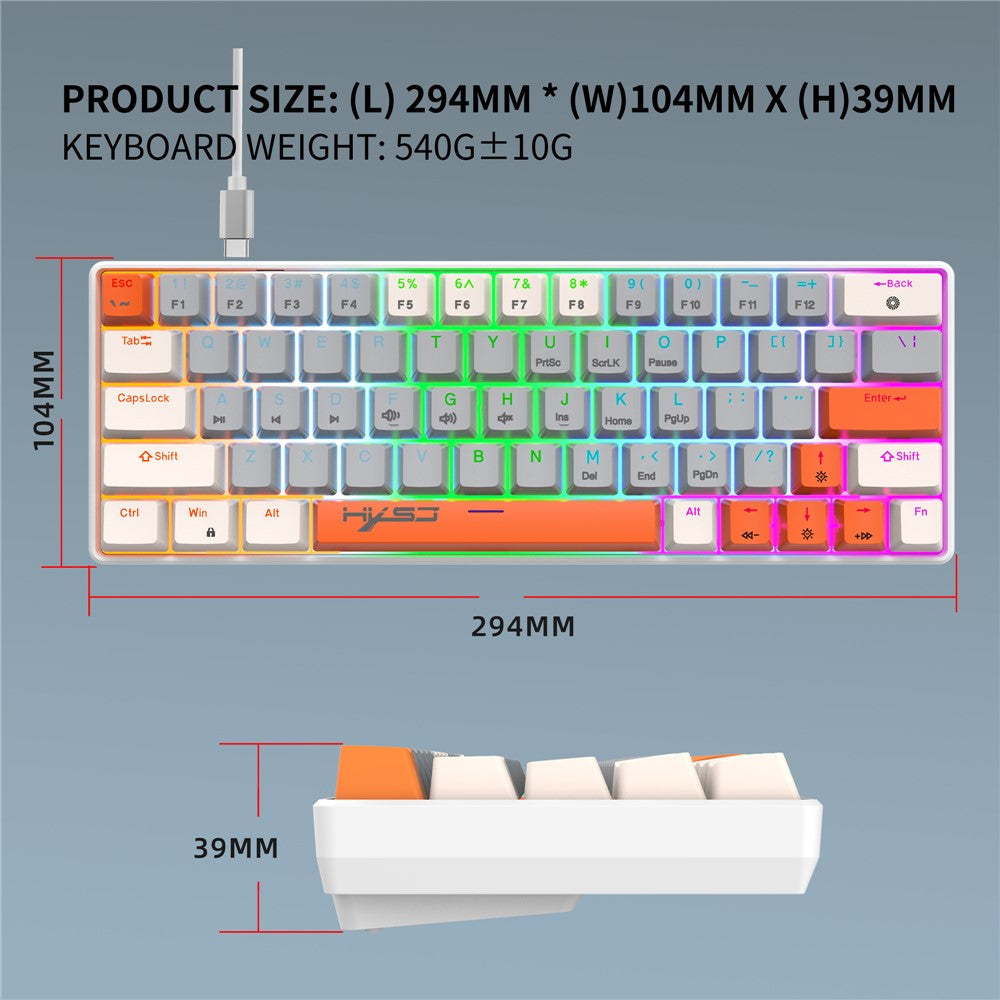 V500-Mechanical-Wired-Keyboard-63-Keys-Gaming-Keyboard-with-Backlight-Effect-Red-Switch