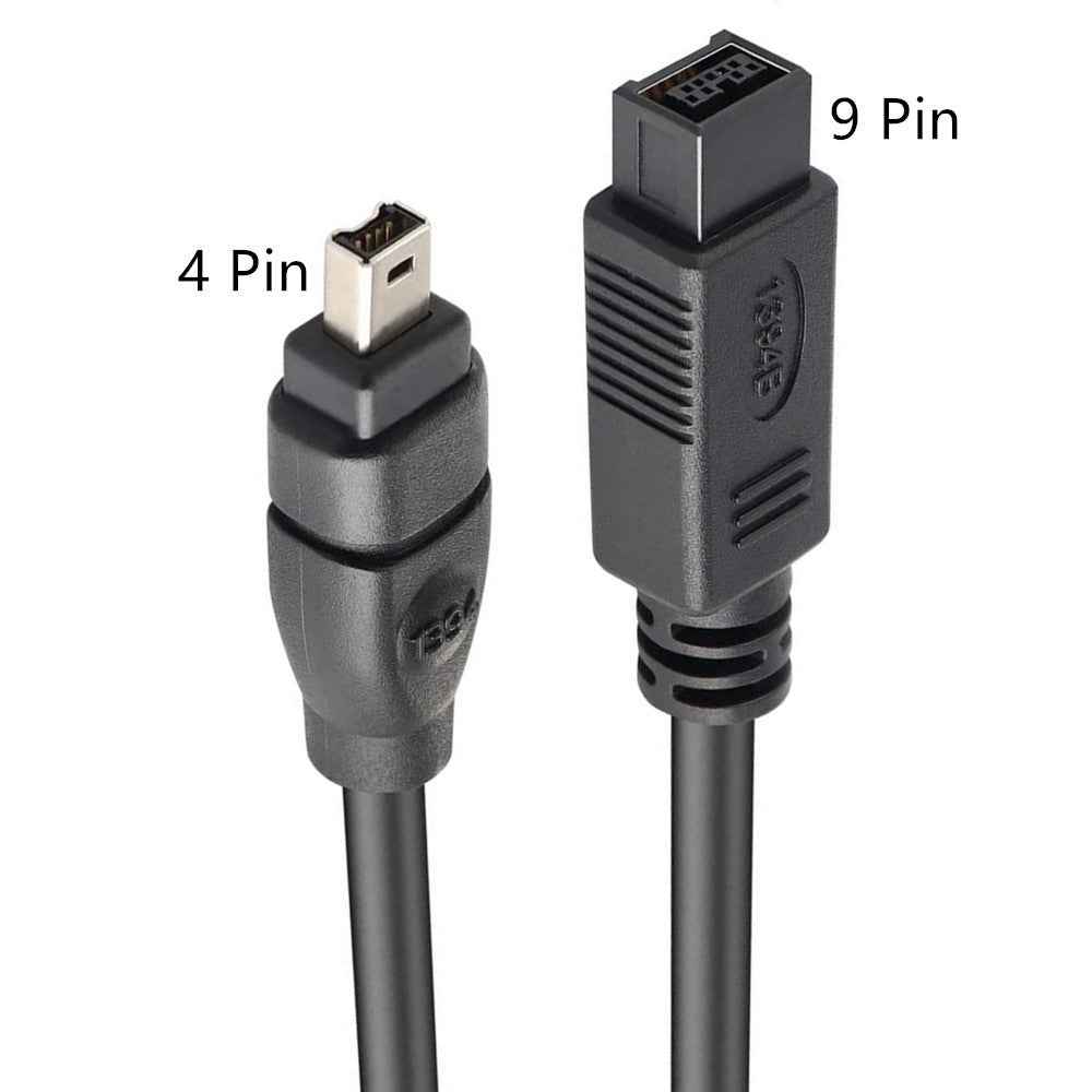 4.5m IEEE 1394 FireWire 800 to 400 9Pin to 4Pin Data Cable Extension Cord