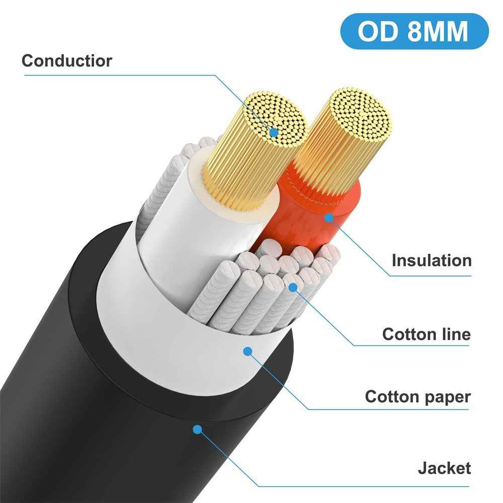 50FT Speakon Male to 6.35mm Male Cable Audio Speaker Connection Cord with Twist Lock