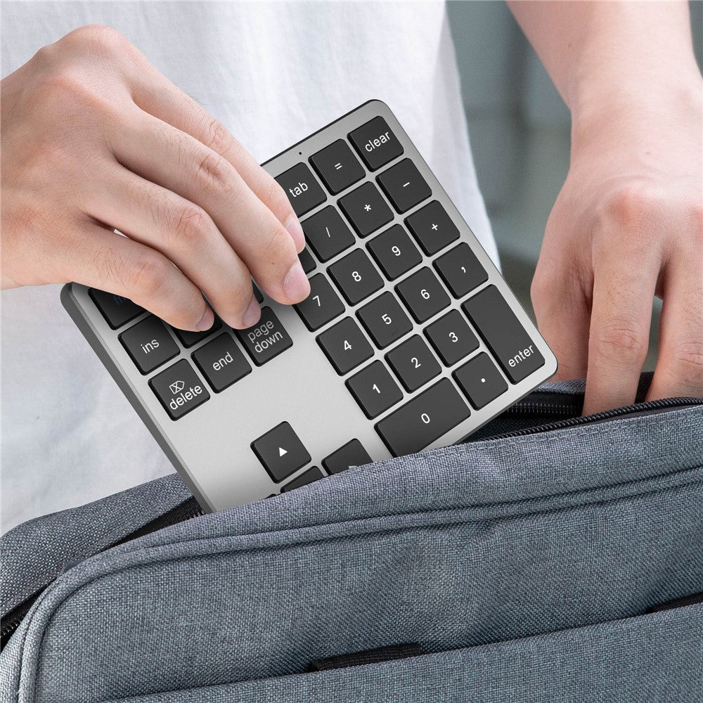 K-35-Bluetooth-compatible-Keypad-Slim-35-Keys-2.4G+Bluetooth-compatible-Dual-Mode-Keyboard-Black-Gray