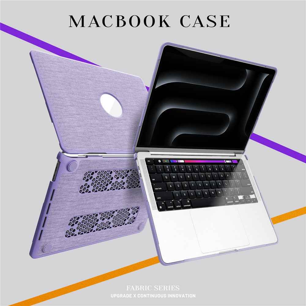 Laptop Case for MacBook Pro 13 inch (2020) / (2019) / (2018) / (2017) / (2016) A1706 / A1708 / A1989 / A2159 / A2338 / A2289 / A2251 Protective Cover - Purple