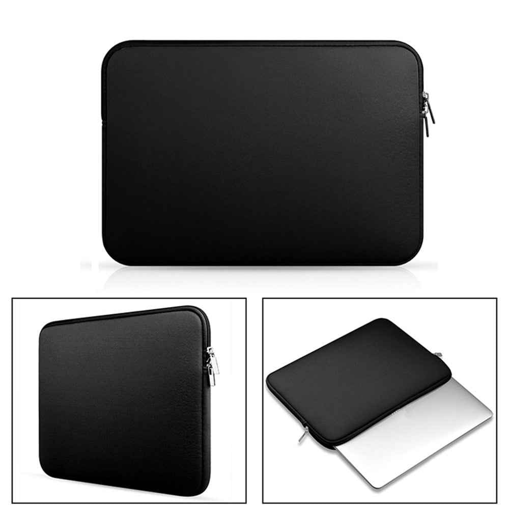 Laptop Sleeve Case Cover Soft Notebook Pouch Briefcase Travel Carrying Bag for 15.6 inch Notebook - Pink