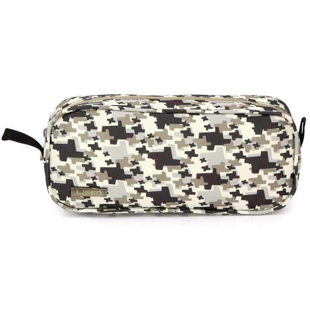 Digital Accessories Nylon Zipper Bag Data Cable U-disk Power Bank Charger Storage Bag - Digital Camouflage