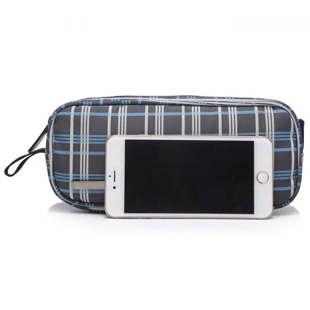 Digital Accessories Nylon Zipper Bag Data Cable U-disk Power Bank Charger Storage Bag - Digital Camouflage