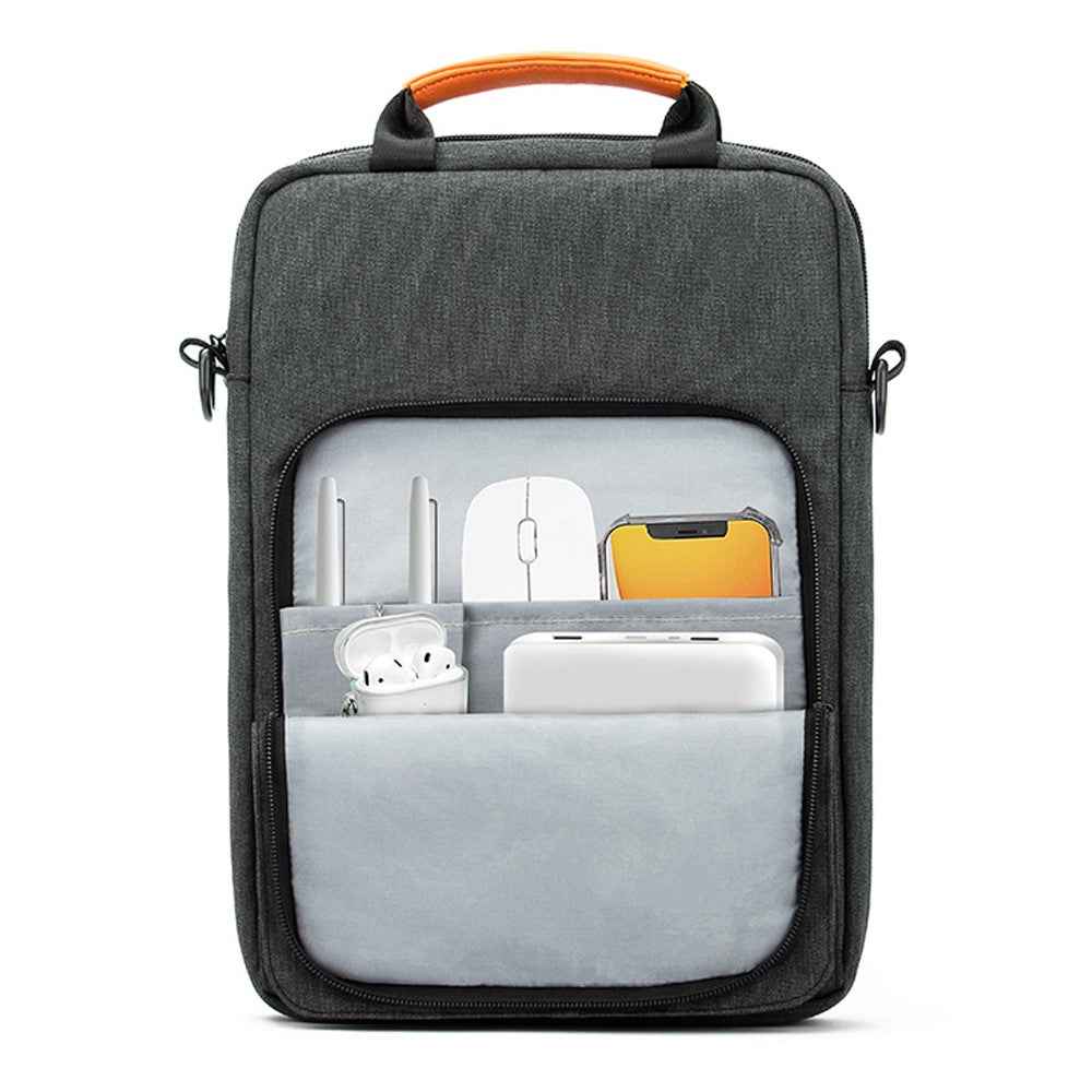 MA483 13.3-inch Laptop Bag Waterproof Tablet Sleeve Shoulder Bag Anti-scratch Handbag (Double Handle) - Pink