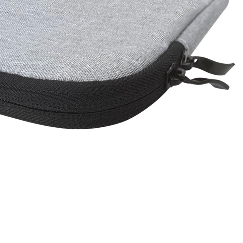 MBR-19005-14-/-15-Inch-Laptop-Sleeve-Case-Nylon-Water-Resistant-Soft-Lining-Zipper-Cover-Light-Grey