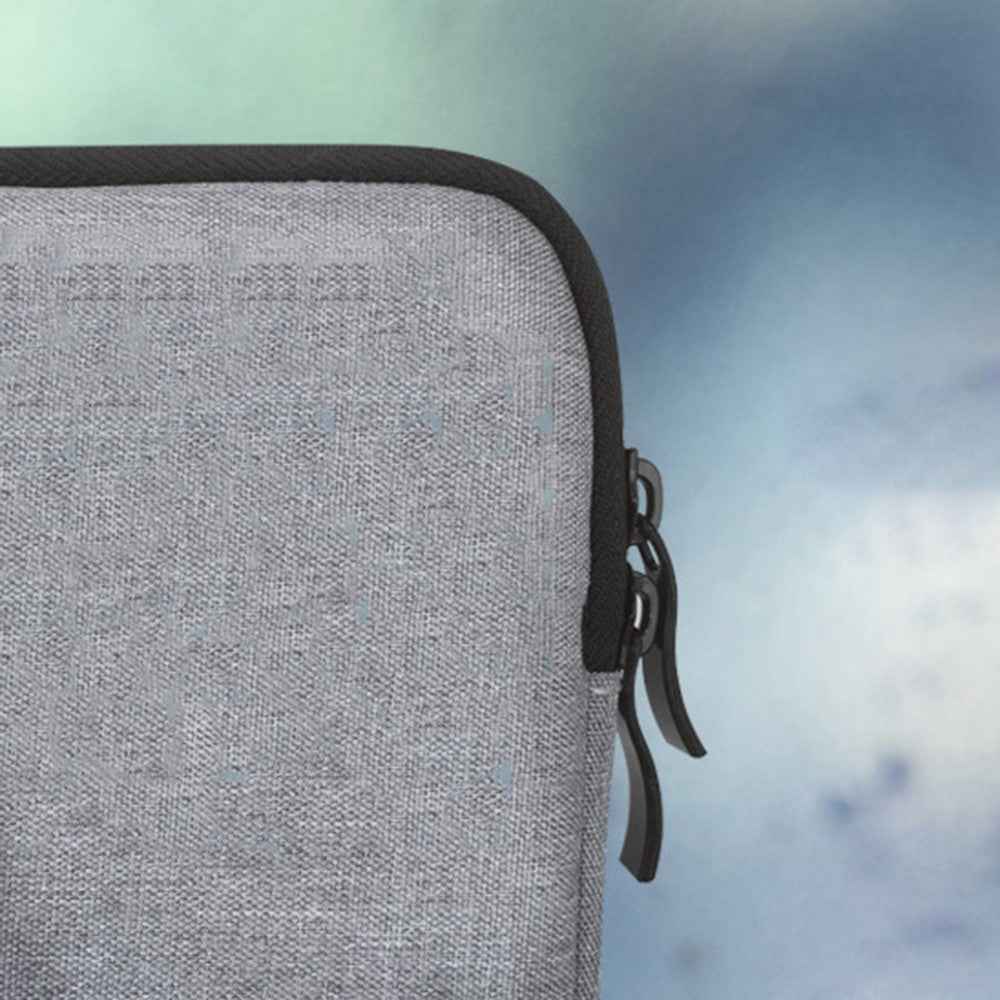 MBR-19005 15.6 Inch Laptop Sleeve Case Nylon Water Resistant Soft Lining Zipper Cover - Pink