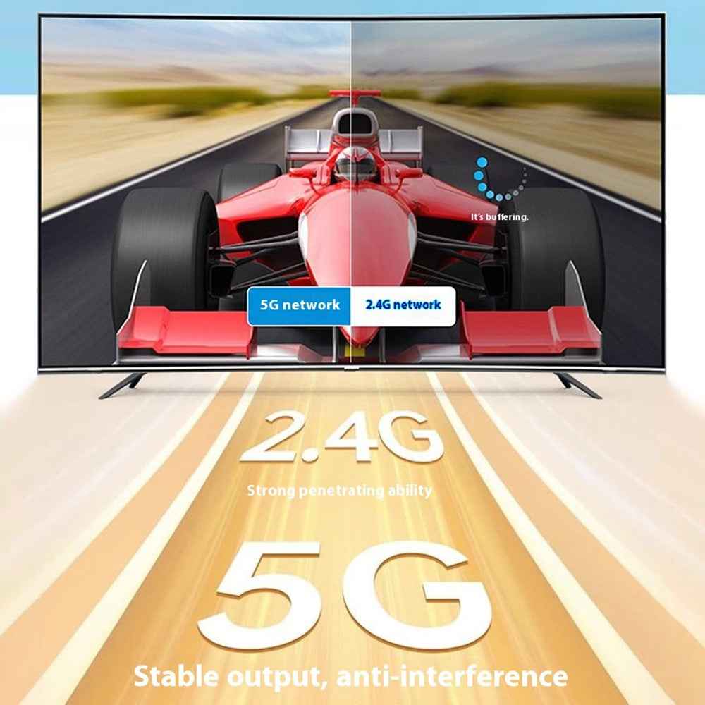A30 Wireless HDMI 4K Streaming Video Adapter HDMI Dongle for Phone / Tablet / PC to HDTV / Projector