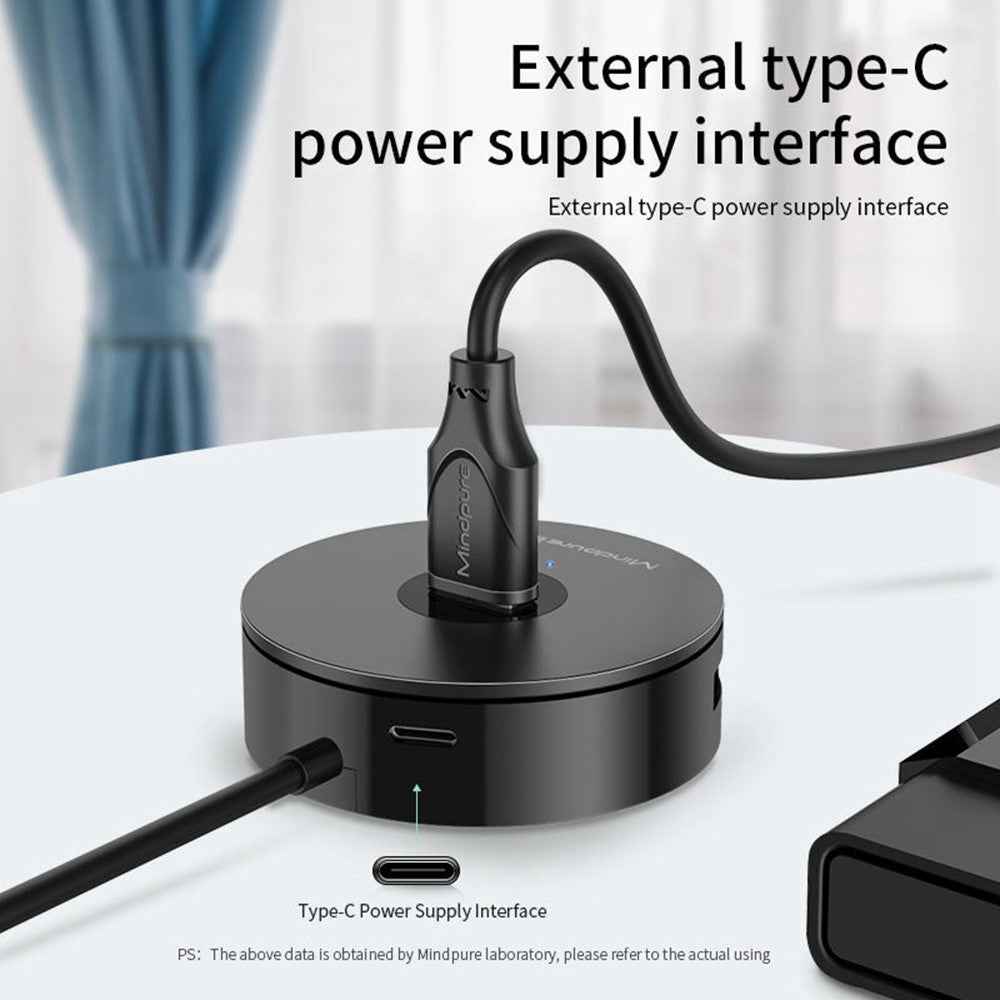 US018 0.3m USB to 4 X USB2.0 Docking Station Laptop Computer USB Hub Adapter - Black