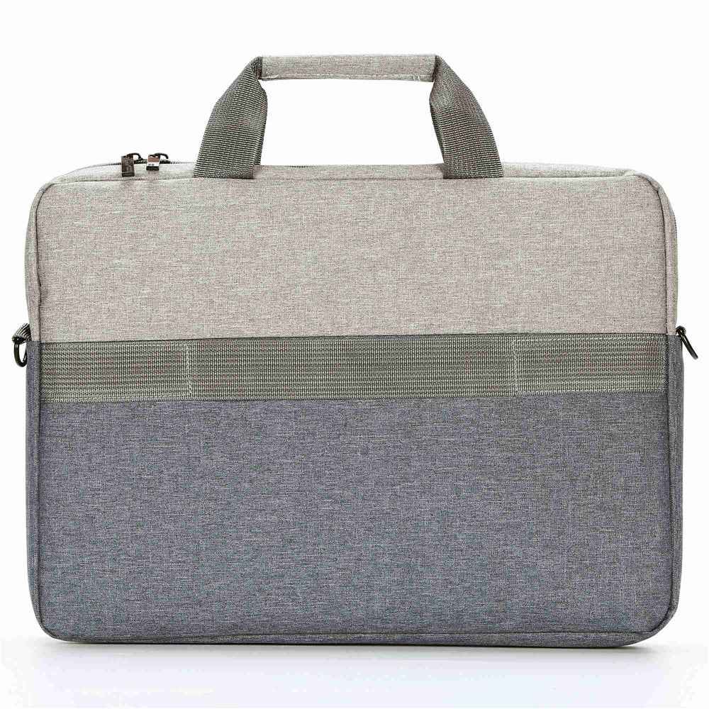 T52 14-inch Notebook Crossbody Handbag Portable Laptop Zipper Bag (with Shoulder Strap) - Dark Blue