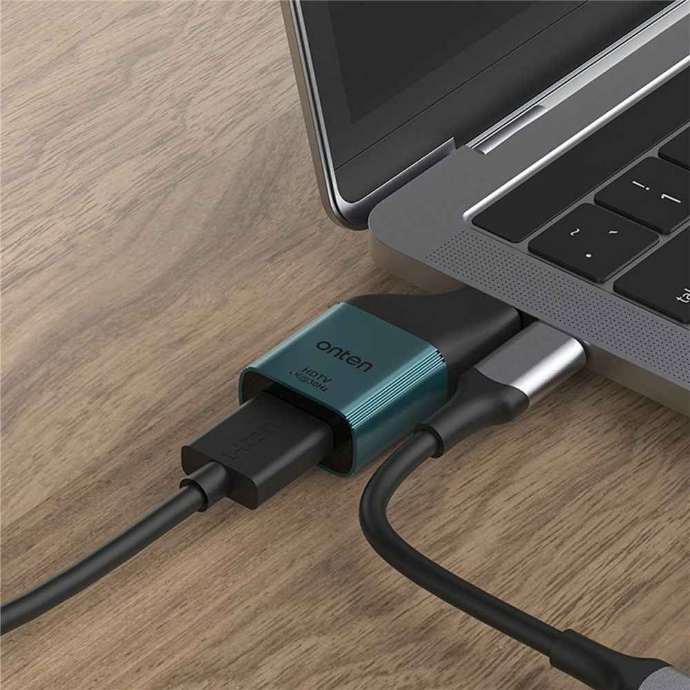 UC102 USB-C to HDMI Adapter 4K 60Hz Video Converter for Laptops Tablets Smartphones