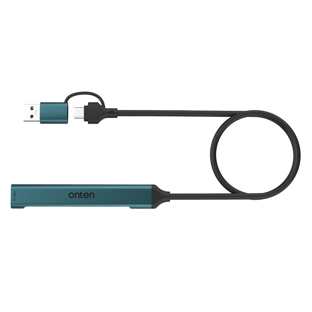 UCA9705-Mini-Portable-USB-Hub-USB-A-/-C-to-USB-3.0-+-2-USB-2.0-+-SD-/-TF-Card-Reader-OTG-Adapter