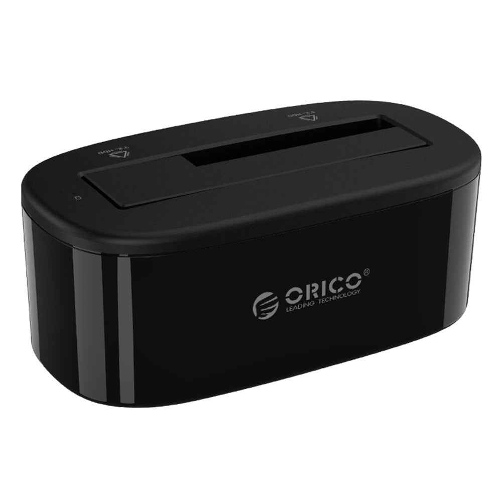Tool Free 5Gbps Super Speed USB 3.0 to SATA External Hard Drive Docking Station (6218US3) - Black / EU Plug