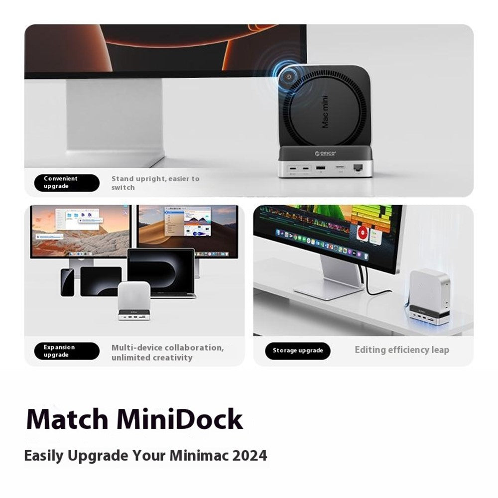 VS10-For-Mac-mini(2024)-512GB-M.2-SSD-Enclosure-Desktop-Expansion-Dock-Stand-USB-+-HD-+-RJ45-+-SD-/-TF-Card-Reader-10-in-1-Docking-Station