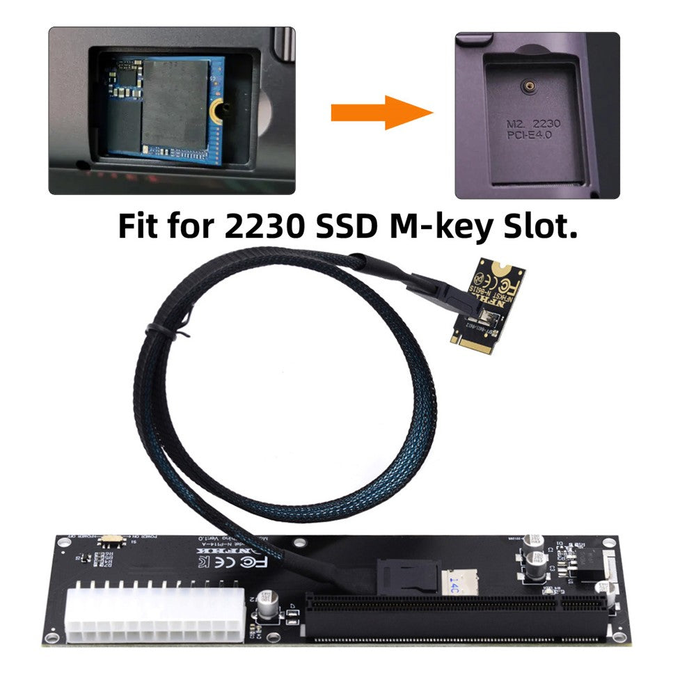 PCI-E-3.0-M.2-M-key-to-Oculink-Host-Adapter-for-GPD-WIN-Max2-External-Graphics-Card-&-SSD