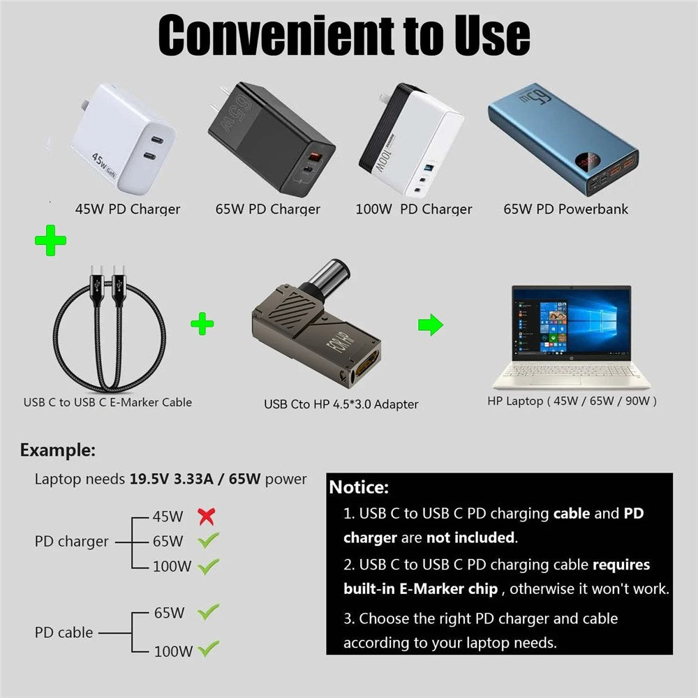 PD-100W-Laptop-Charging-Adapter-Type-C-to-DC-6.0x0.6mm-Digital-Display-Fast-Charging-Converter