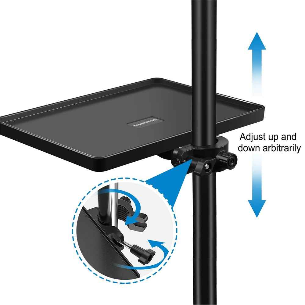 PU626 Standard Sound Card ABS Tray for Microphone Music Stand, 16.5 x 22cm