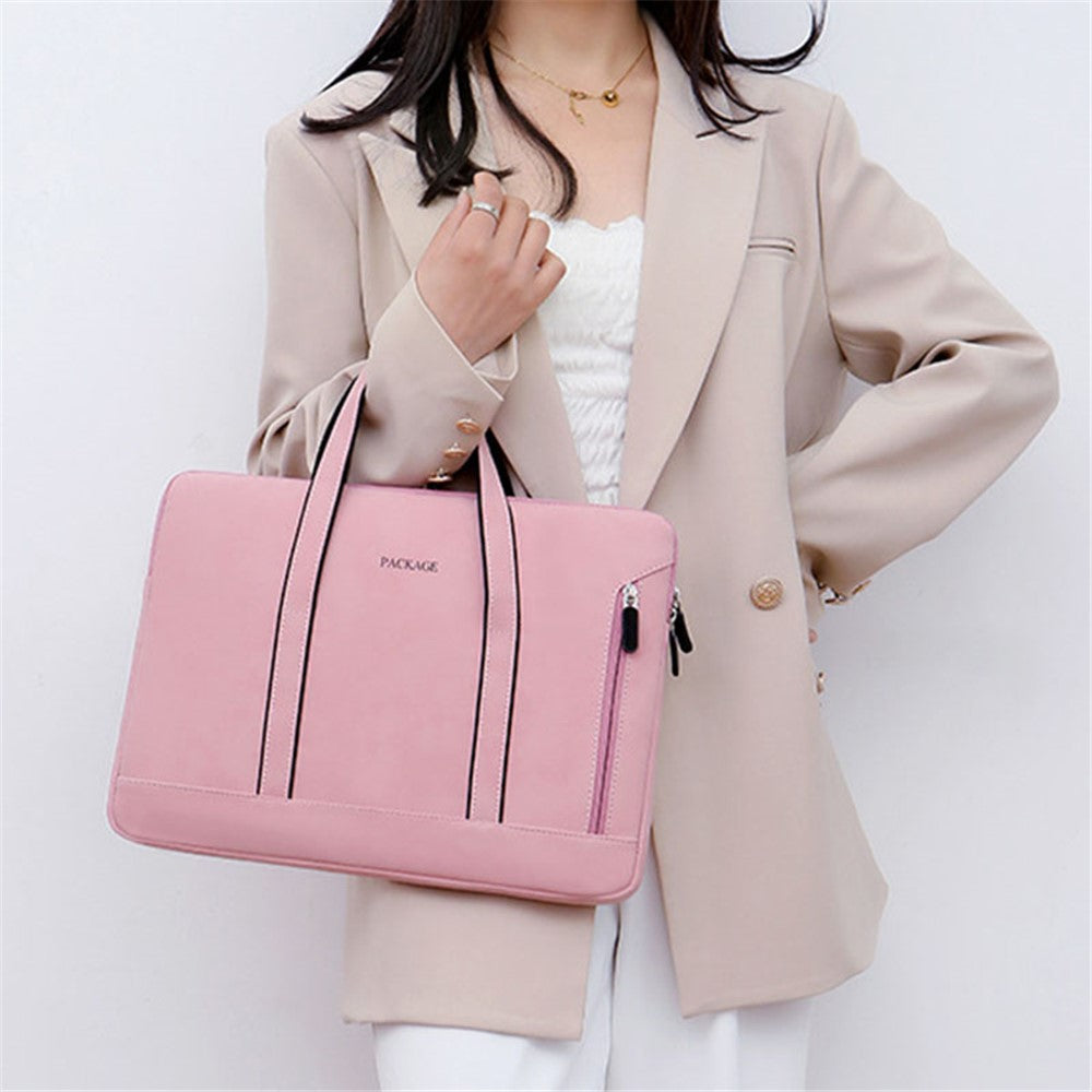 Q5-15-15.6-Inch-Laptop-Anti-scratch-Lining-Handbag-PU-Leather-Notebook-Carrying-Bag-Baby-Blue