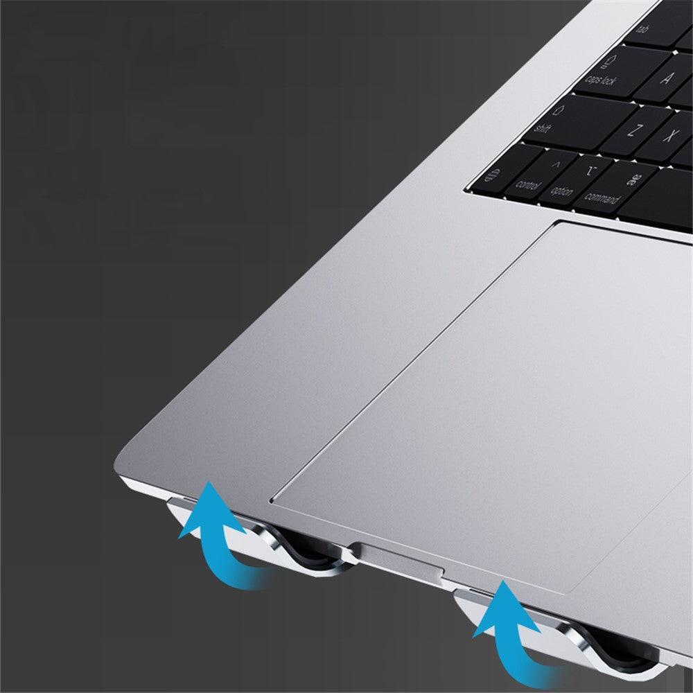 R-JUST-HZ13-Aluminum-Alloy-Laptop-Stand-Mount-Notebook-Riser-Bracket-with-Double-Cooling-Fan