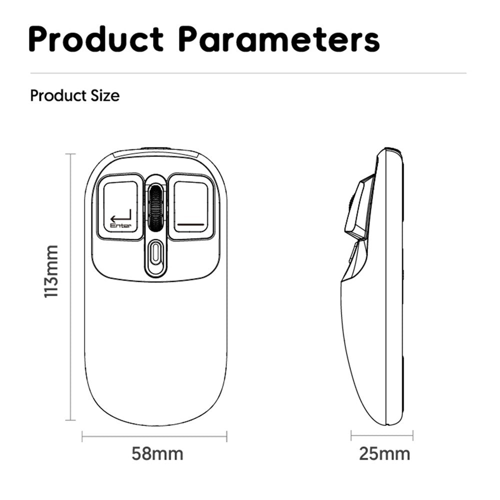 Rechargeable-Computer-Mouse-Wireless-Dual-Mode-Mouse-for-Gaming-Office-Work-Purple