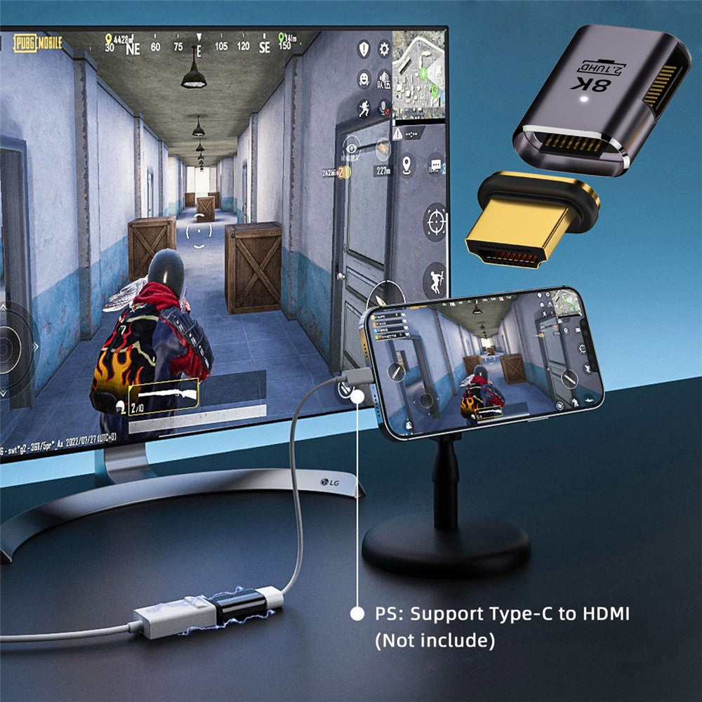Right-Angled-48Gbps-Converter-UHD-HDTV-Magnetic-HDMI-2.1-Adapter-Supports-8K-60Hz-High-Resolution