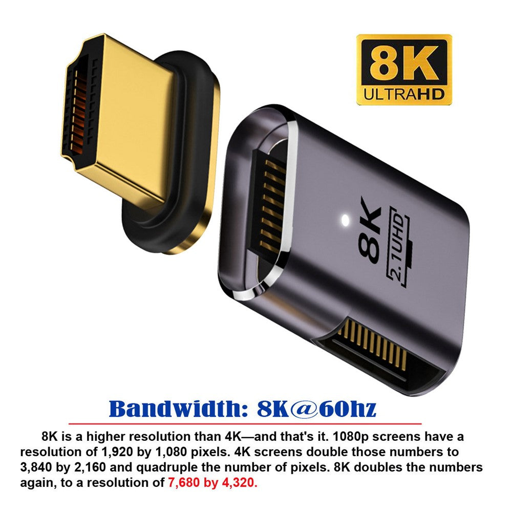 Right-Angled-48Gbps-Converter-UHD-HDTV-Magnetic-HDMI-2.1-Adapter-Supports-8K-60Hz-High-Resolution