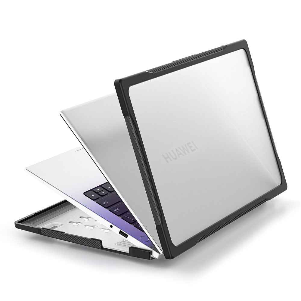 Sailor Series for Huawei MateBook D14 (2023) Laptop Case Dual Layer PC+TPU Protective Cover - Transparent