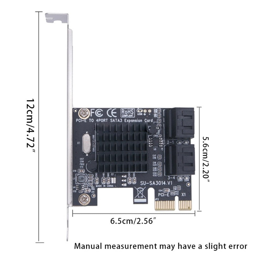 SATA-PCIe-Card-Adapter-4-Ports-SATA-III-to-PCI-Express-3.0-X1-Controller-Expansion-Card-for-HDD