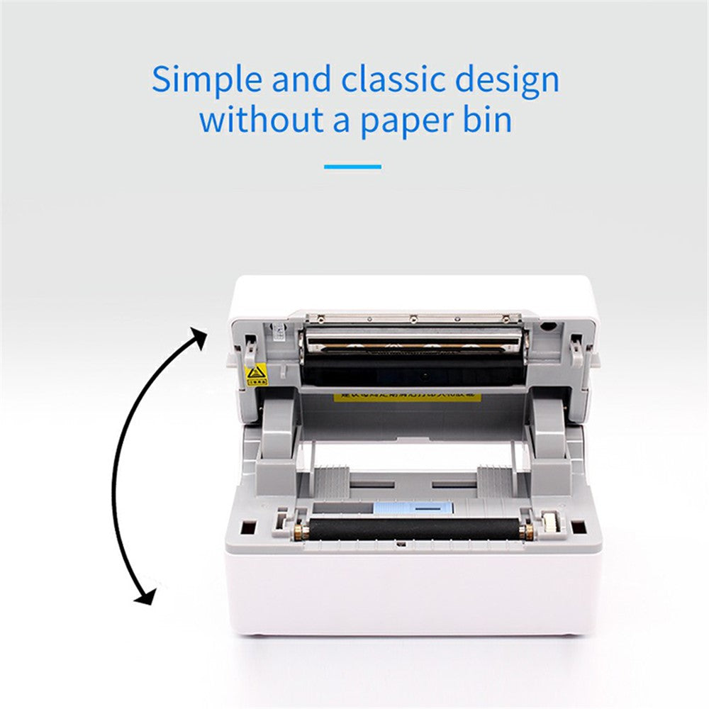 TDL402-Fast-Printing-203DPI-Thermal-Printer-Inkless-Barcode-Label-Printer,-USB-+-Bluetooth-compatible-Version-UK-Plug