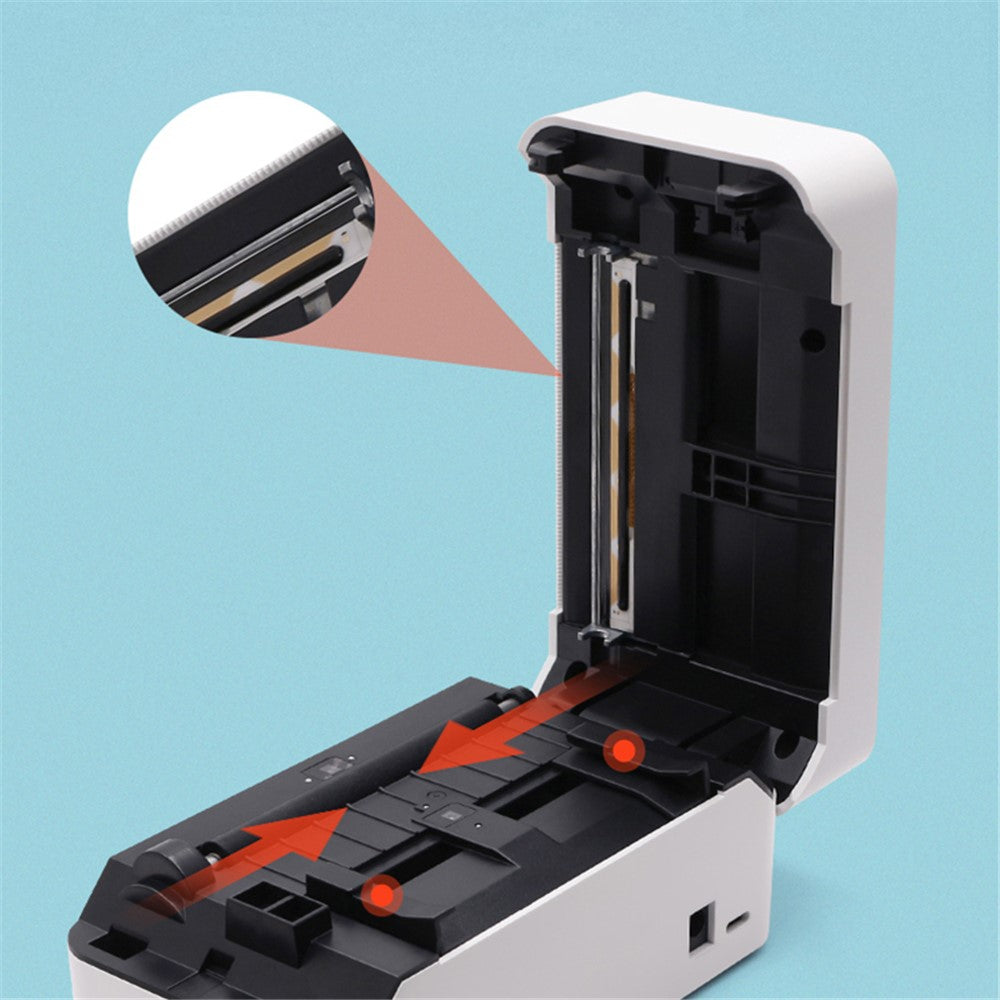 TDL407H-180mm-/-s-High-Speed-Desktop-Thermal-Label-Printer-Barcode-Printing-Machine,-USB-Version-US-Plug