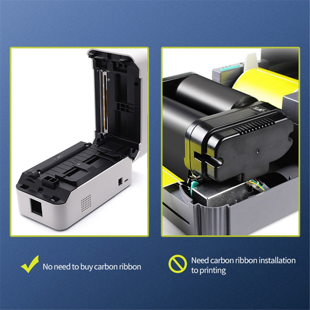 TDL407H-180mm-/-s-High-Speed-Desktop-Thermal-Label-Printer-Barcode-Printing-Machine,-USB-Version-US-Plug
