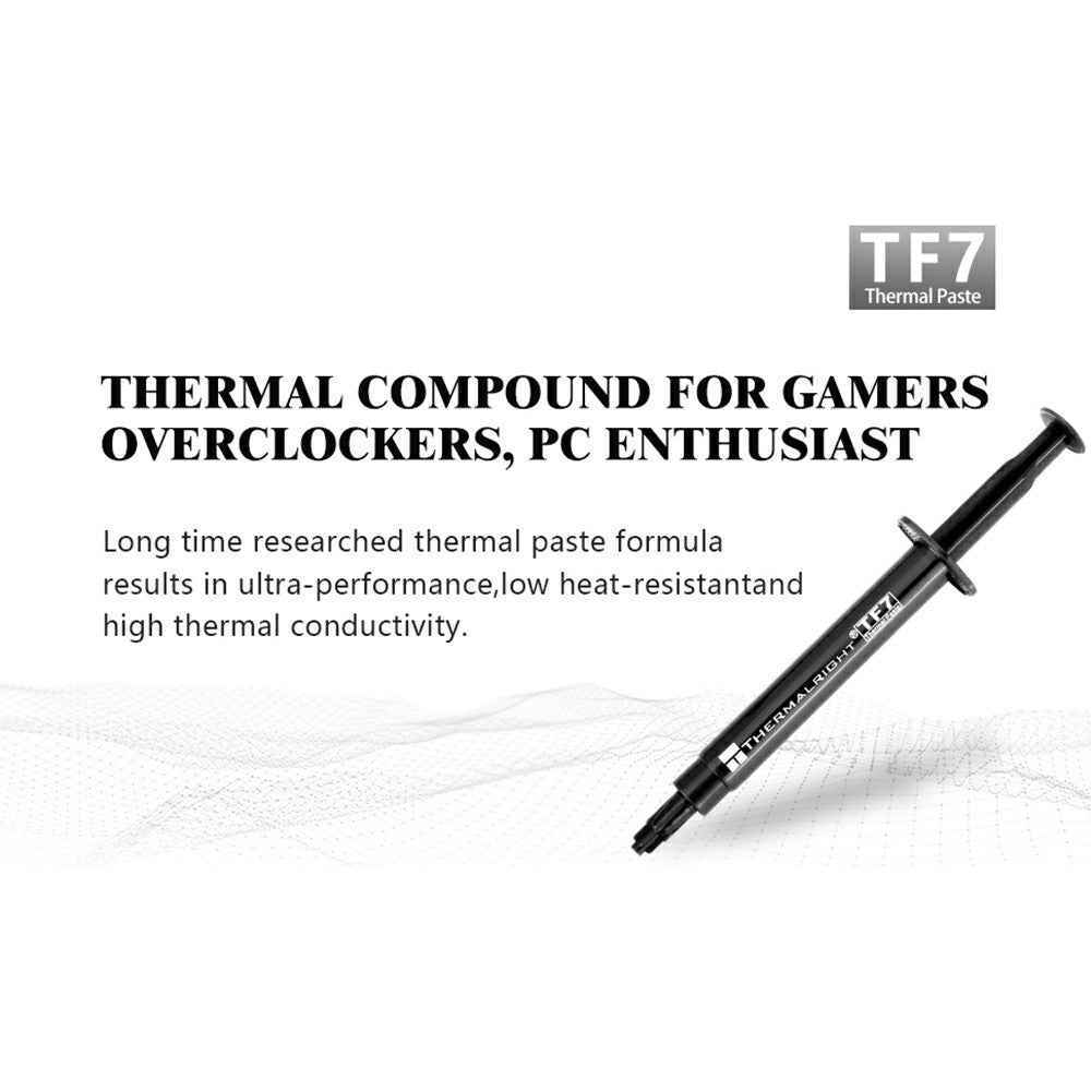 TF7 4g Thermal Paste 12.8W / mK CPU GPU Heat Sink Compound - Grey