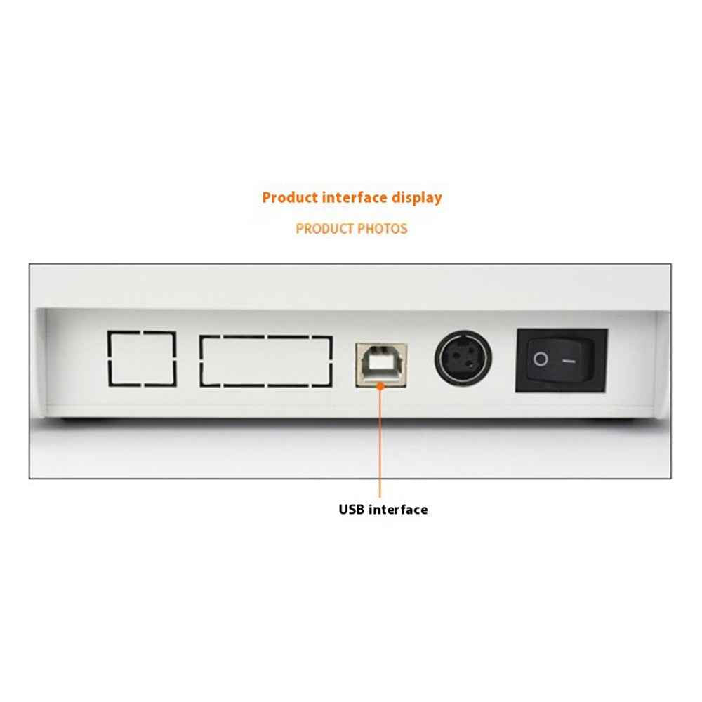 TP403 180mm / s Fast Printing Desktop Thermal Printer Barcode Label Printer, USB+Bluetooth-compatible Version - US Plug