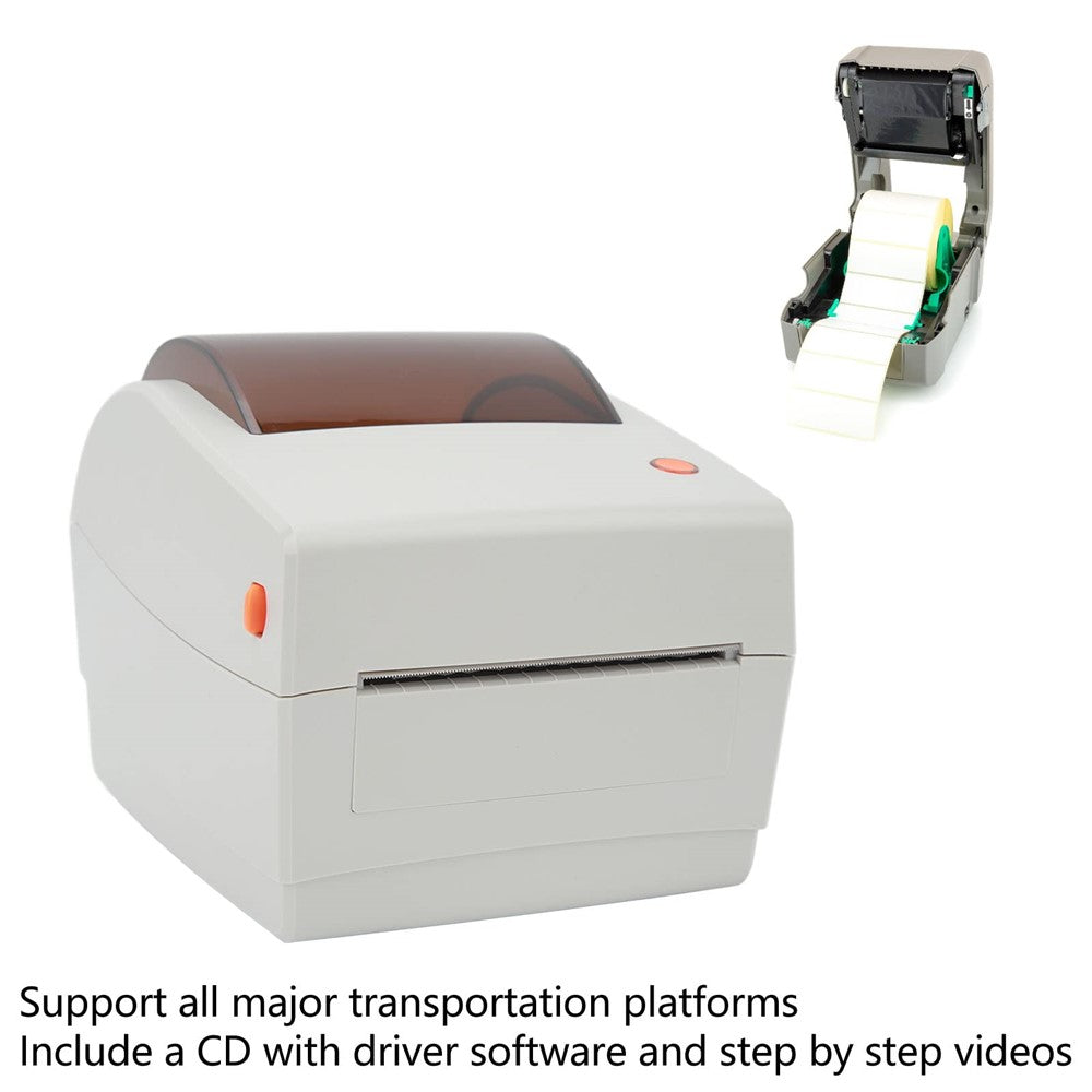TP403-180mm-/-s-Fast-Printing-Desktop-Thermal-Printer-Barcode-Label-Printer,-USB+Bluetooth-compatible-Version-US-Plug