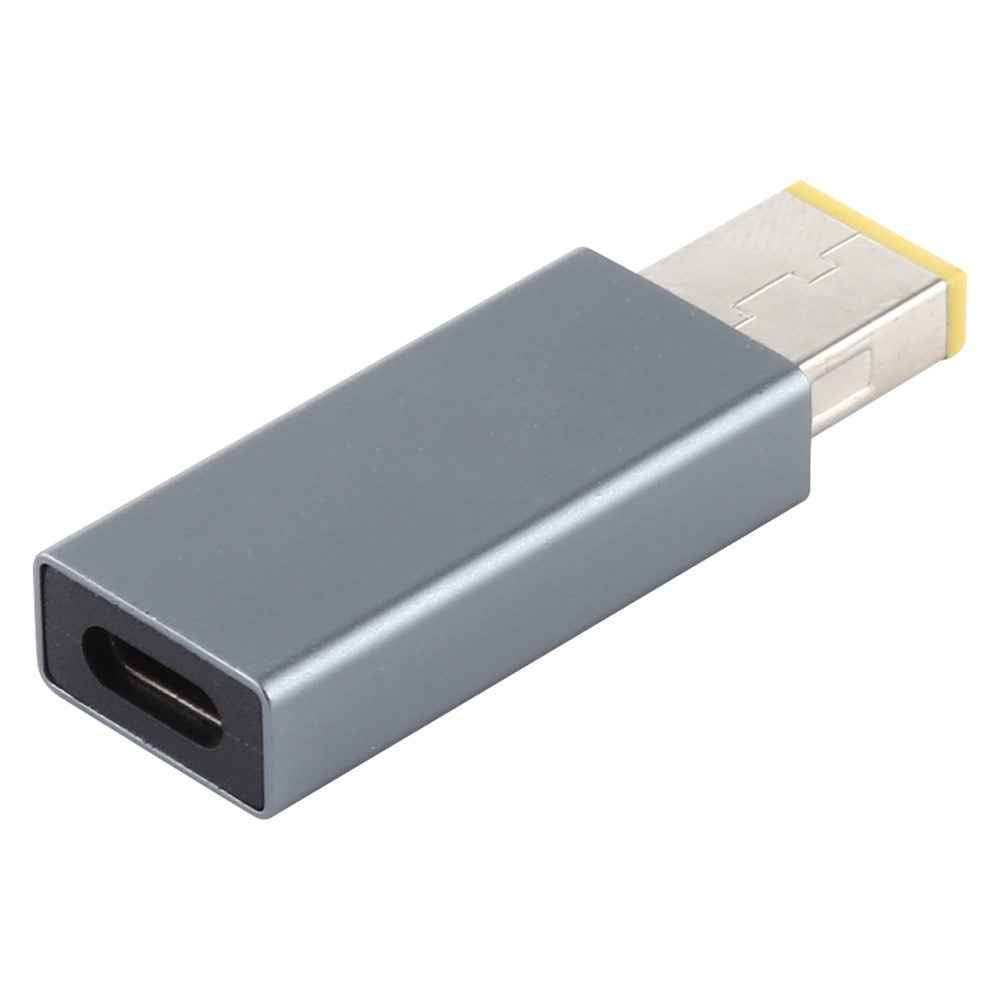 USB-C to Rectangle Male PD 20V DC Power Adapter for Lenovo Laptops