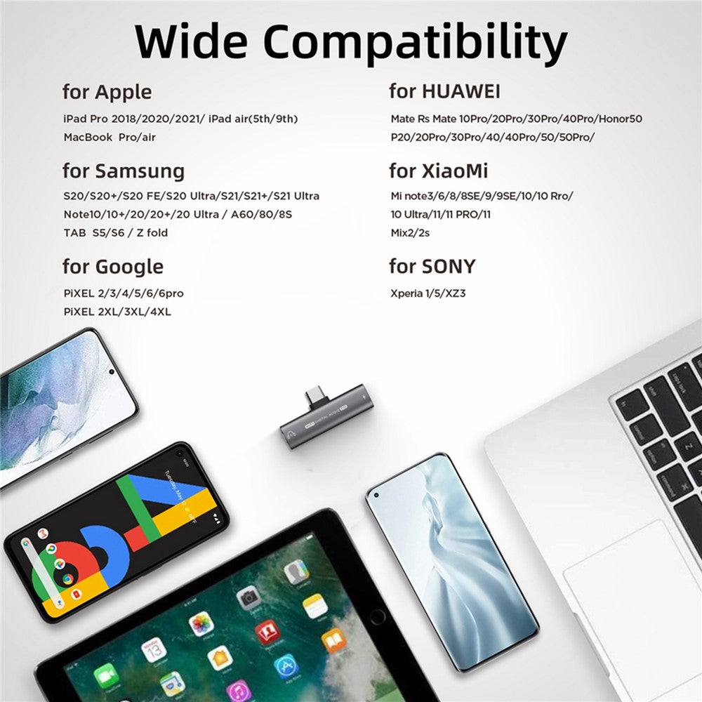 Type-C-Male-to-Type-C-+-3.5mm-Female-Jack-Converter-PD-27W-Charging-Earphone-Audio-Adapter-for-Laptop-Tablet-Phone-Dark-Grey