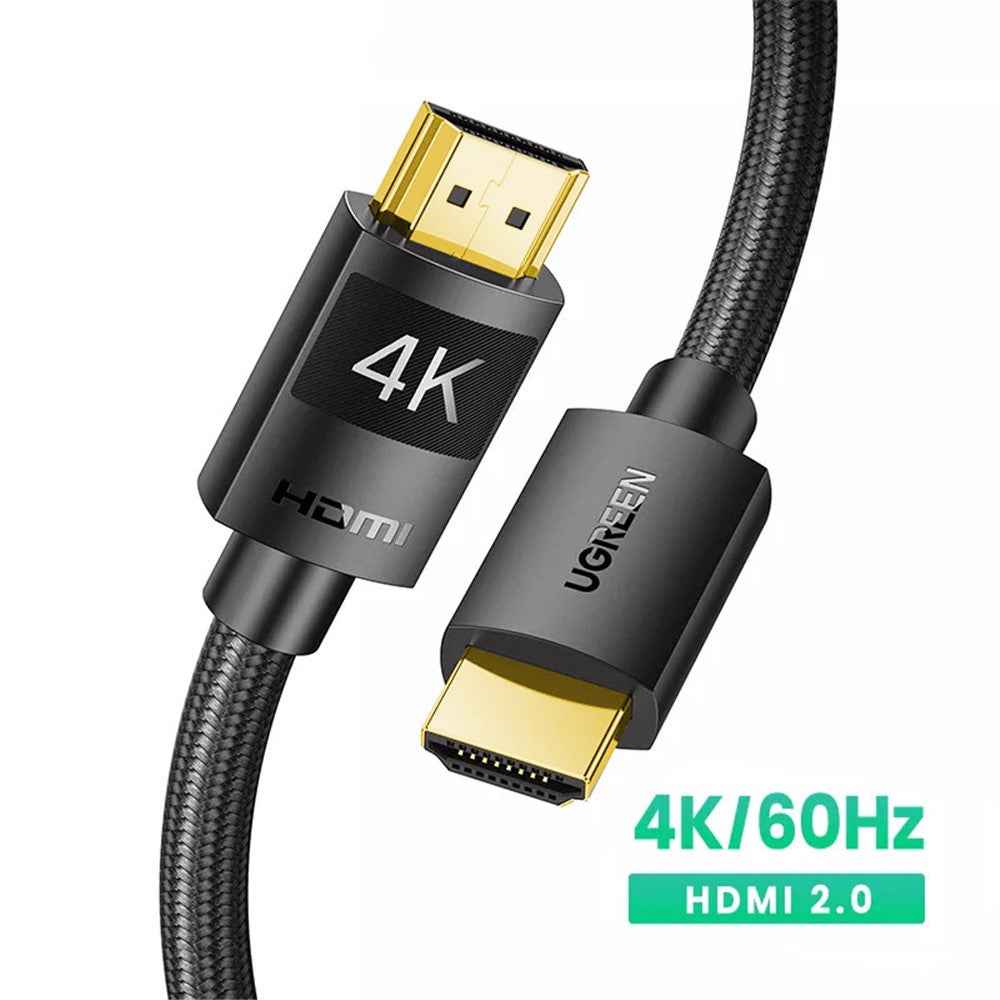 40102 3m 4K/60Hz HDMI 2.0 Cable HDMI Male to HDMI Male Nylon Braided Cord for RTX 3080 PS4 Xbox HDMI Splitter HDMI Ethernet Cable