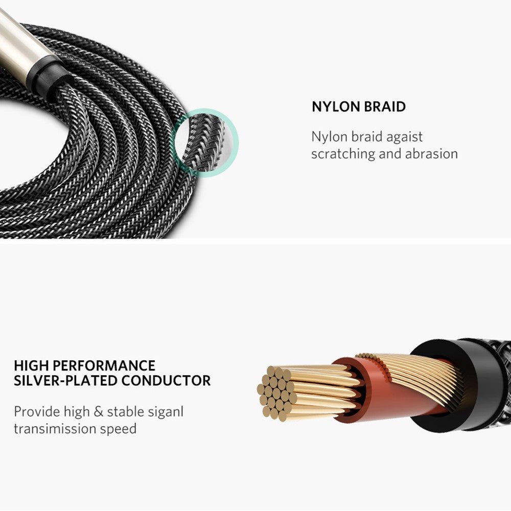Audio-Cable-3.5mm-TRS-to-6.35mm-TS,-5-Meter-for-Amplifiers-and-Cellphones
