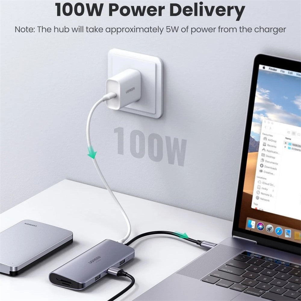 9-in-1-USB-C-HUB-Type-C-to-Multi-USB-3.0-100W-PD-HDMI-4K-VGA-TF/SD-RJ45-Ethernet-Adapter-Docking-Station