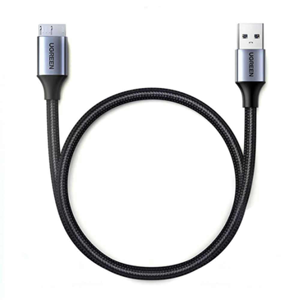 For Hard Disk Driver TV USB Hub Camera USB 3.0 Male to Male Braided Data Cable, 2m