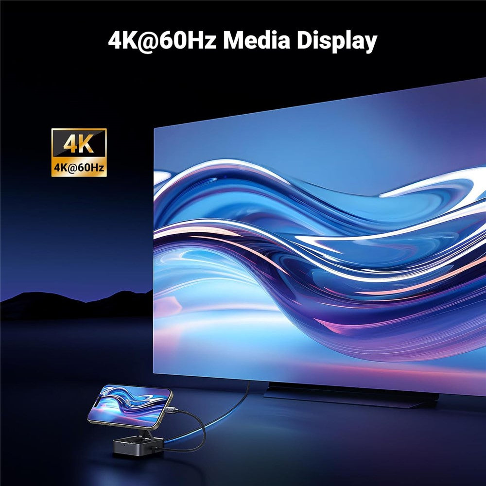 USB-C-4-in-1-Foldable-Hub-4K-60Hz-HDMI-PD-100W-USB-3.0-Docking-Station-For-iPhone-15-/-16-Android-Laptops
