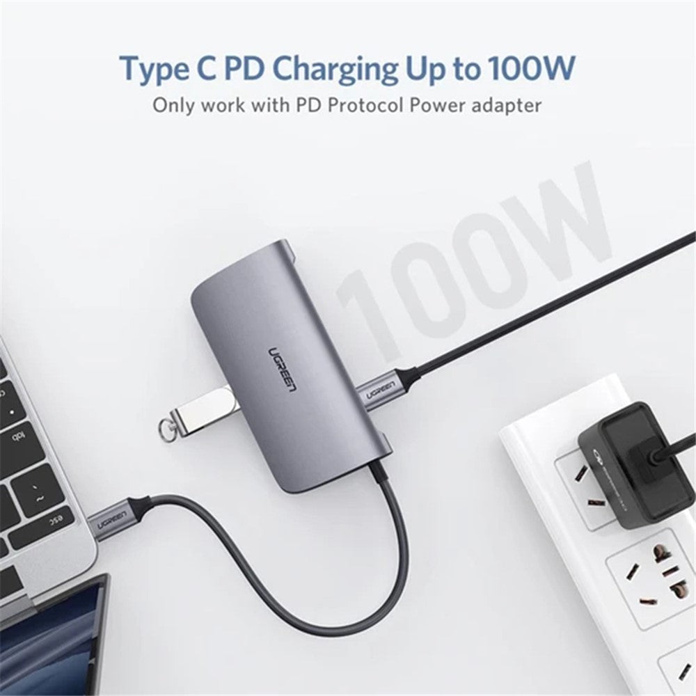 USB-Type-C-Adapter-6-in-1-USB-C-Hub-with-4K-HDMI-RJ45-Ethernet-Lan-USB3.0-Type-C-PD-Charge
