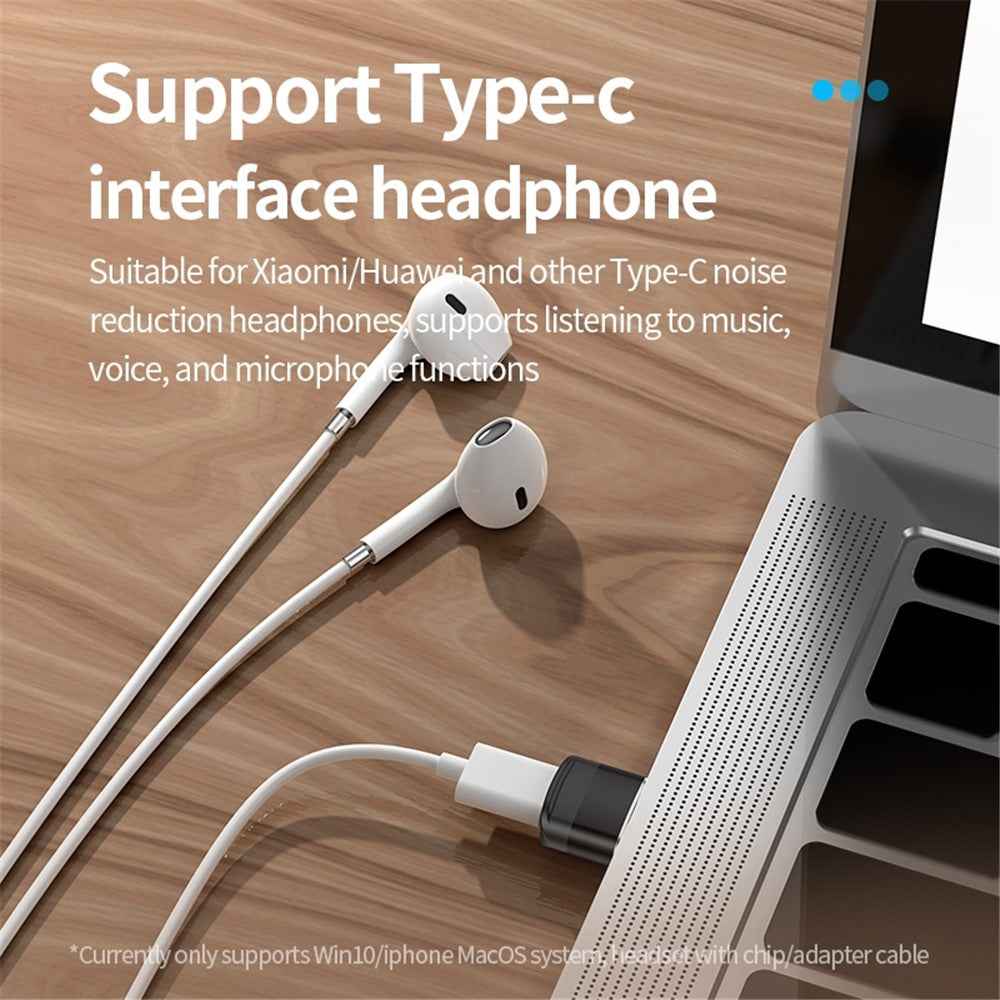 USB 3.0 Male to Type-C Female Converter 5Gbps Data Transmission OTG Adapter - Grey
