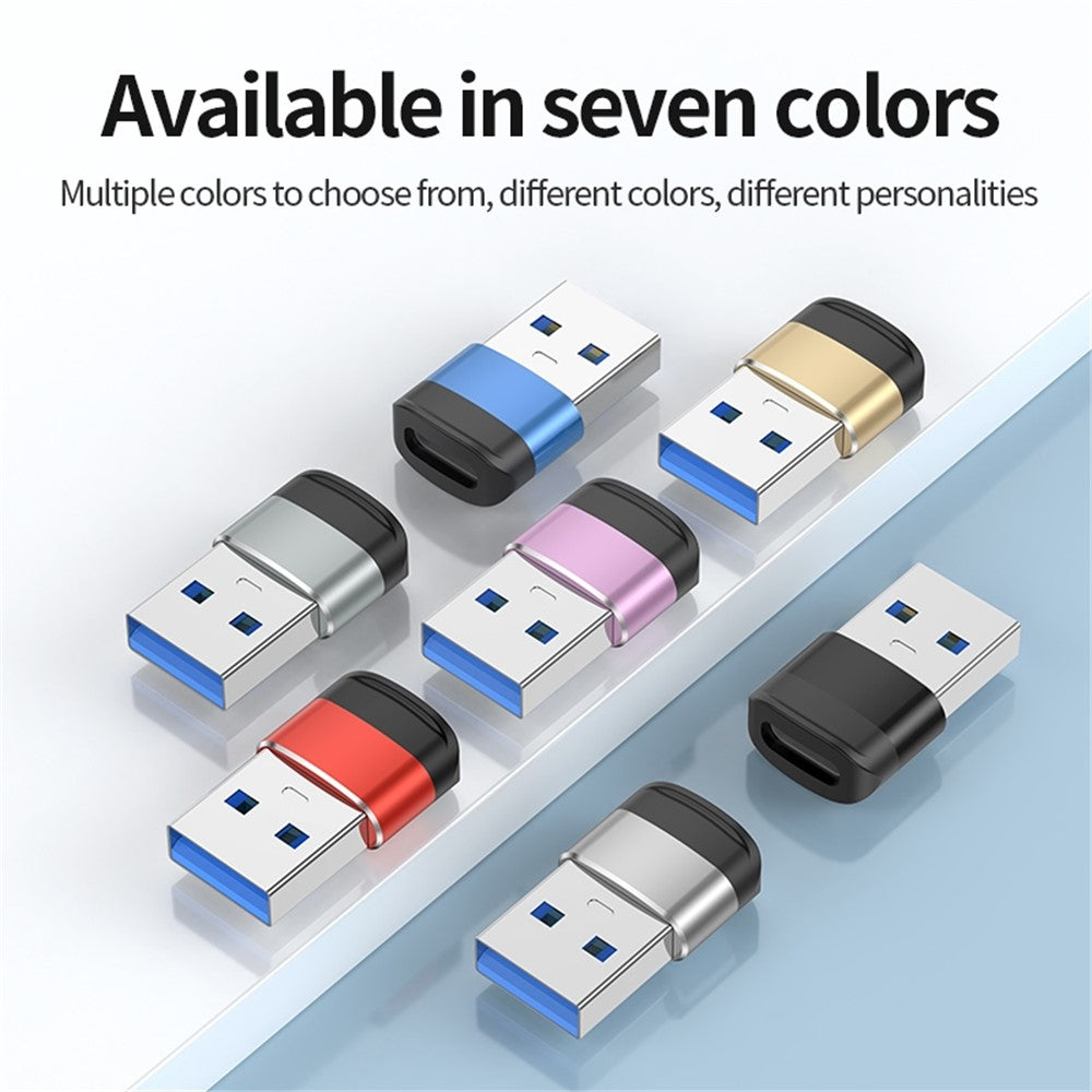 USB-3.0-Male-to-Type-C-Female-Converter-5Gbps-Data-Transmission-OTG-Adapter-Grey