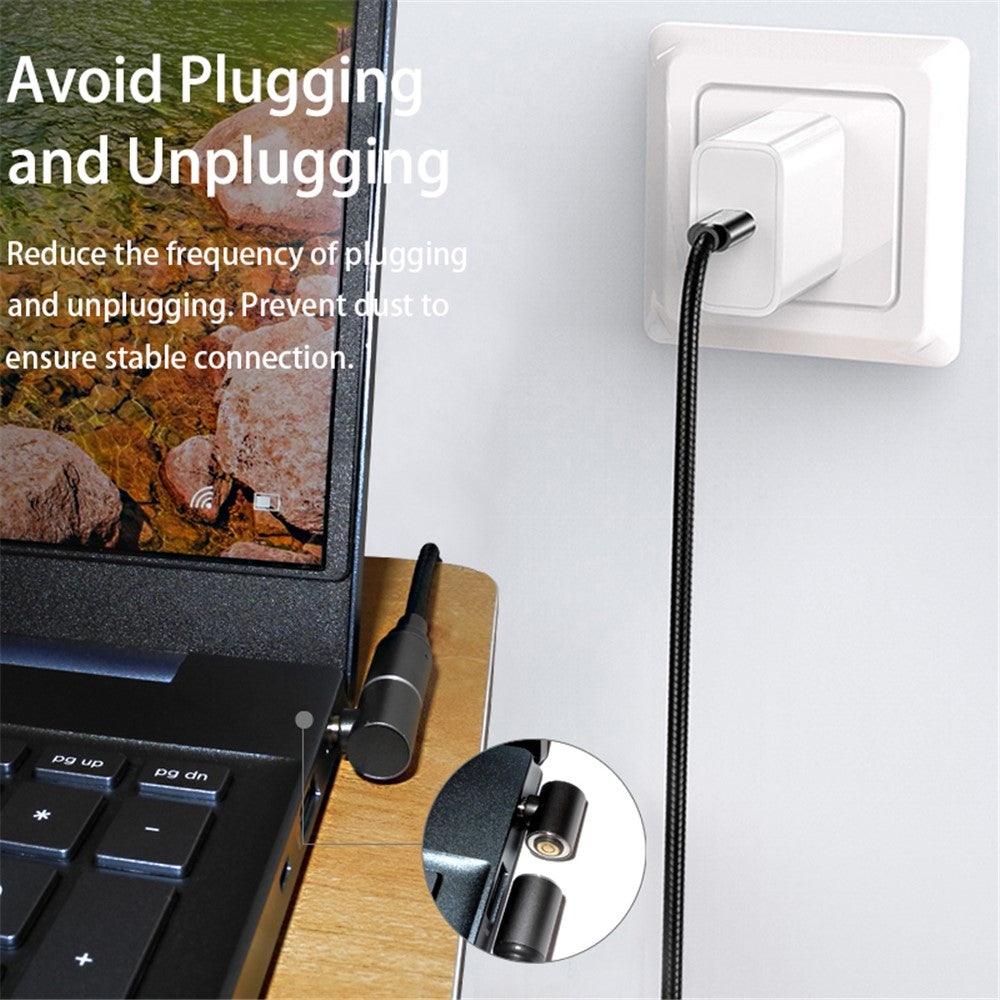 USB-C-to-4.0x1.35mm-for-Asus-Laptop,-1.8m-PD-100W-Quick-Charging-Magnetic-Notebook-Connector-Charging-Adapter-Flexible-Bending-Resistant-DC-Cable