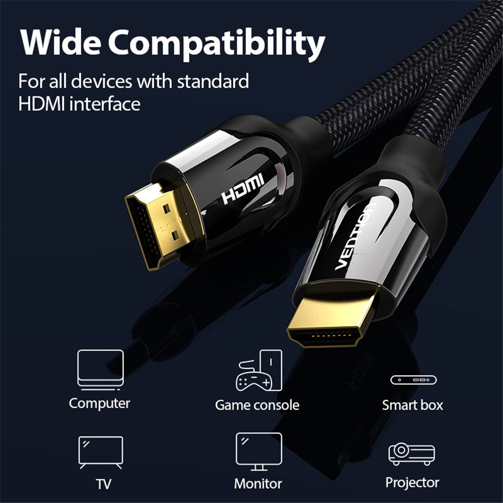 VAA-B05-B1000-10m-4K-30Hz-HDMI-Male-to-Male-Cable-HD-Nylon-Braided-Cord