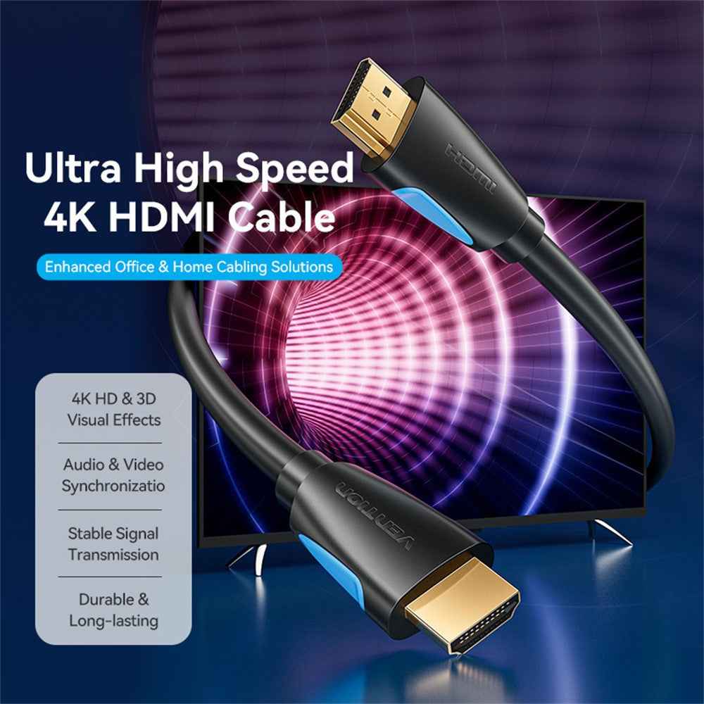 VAA-M02-B2000 20m HDMI Cable Male to Male Gold Plated 4K HDMI Cable