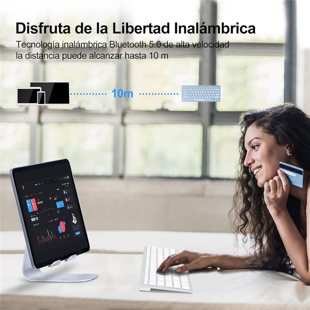 X5-(SP)-Spanish-Universal-Wireless-Bluetooth-compatible-Keyboard-for-Smart-Phone-/-Tablet