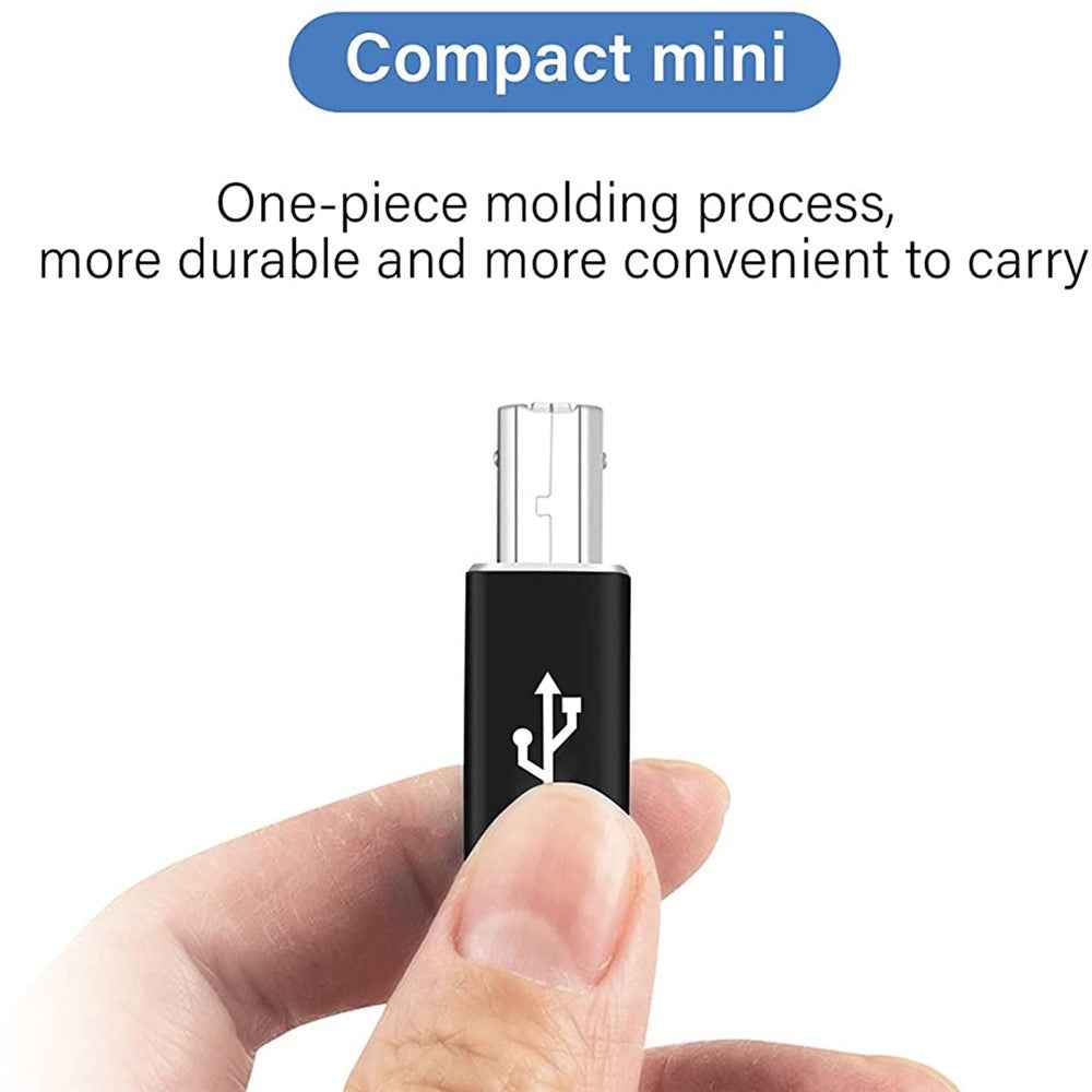 XQ-ZH0012 Type-C to MIDI Adapter USB-C Female to MIDI Converter Connector for Electronic Musical Instrument Printer - Grey