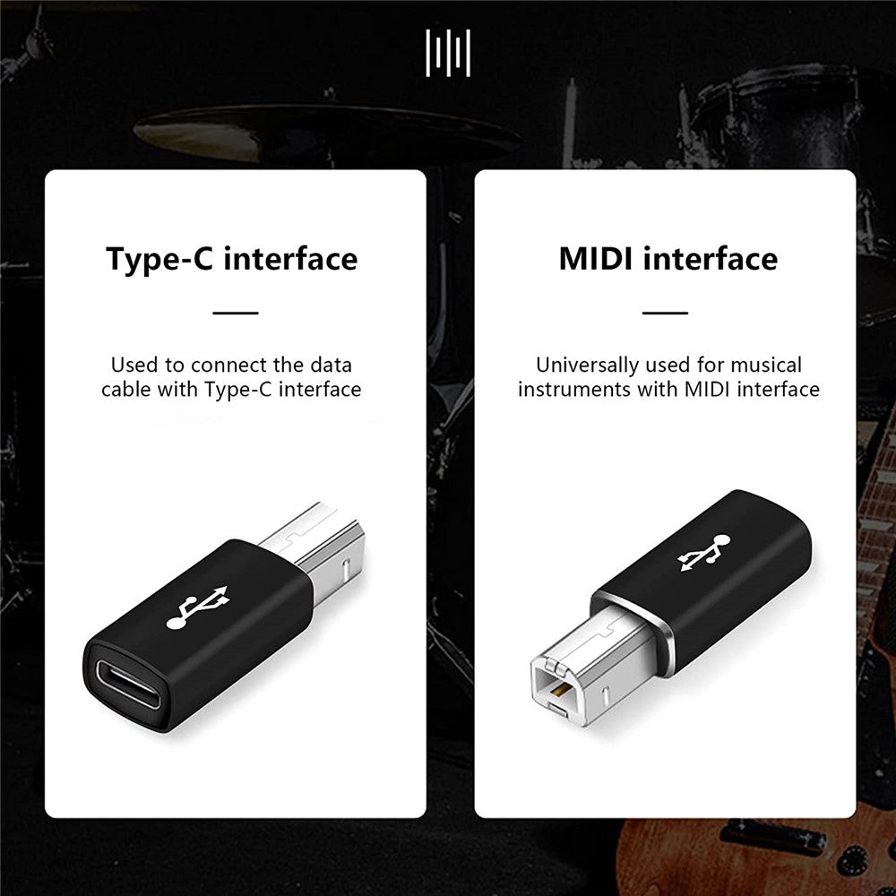 XQ-ZH0012-Type-C-to-MIDI-Adapter-USB-C-Female-to-MIDI-Converter-Connector-for-Electronic-Musical-Instrument-Printer-Grey